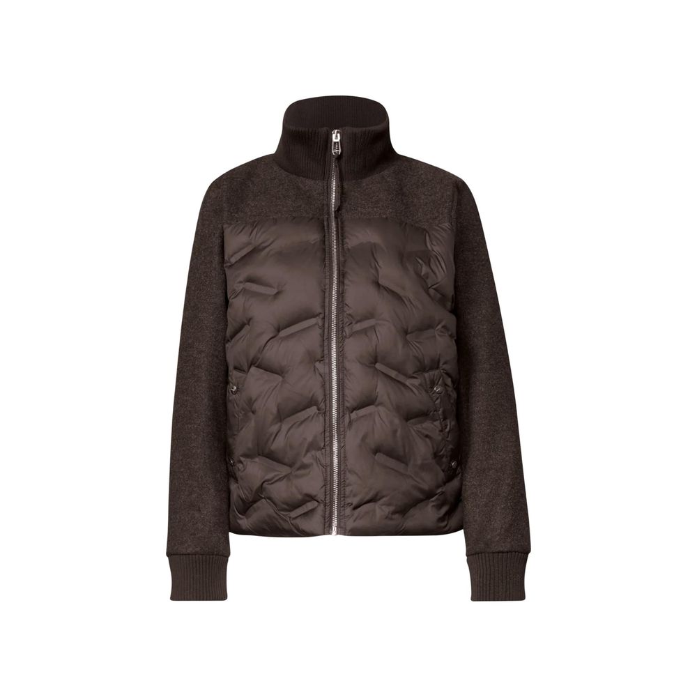 Street One Brown Polyester Full-Length Jacket