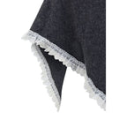 Ganni Gray Wool Oves Aries Scarf