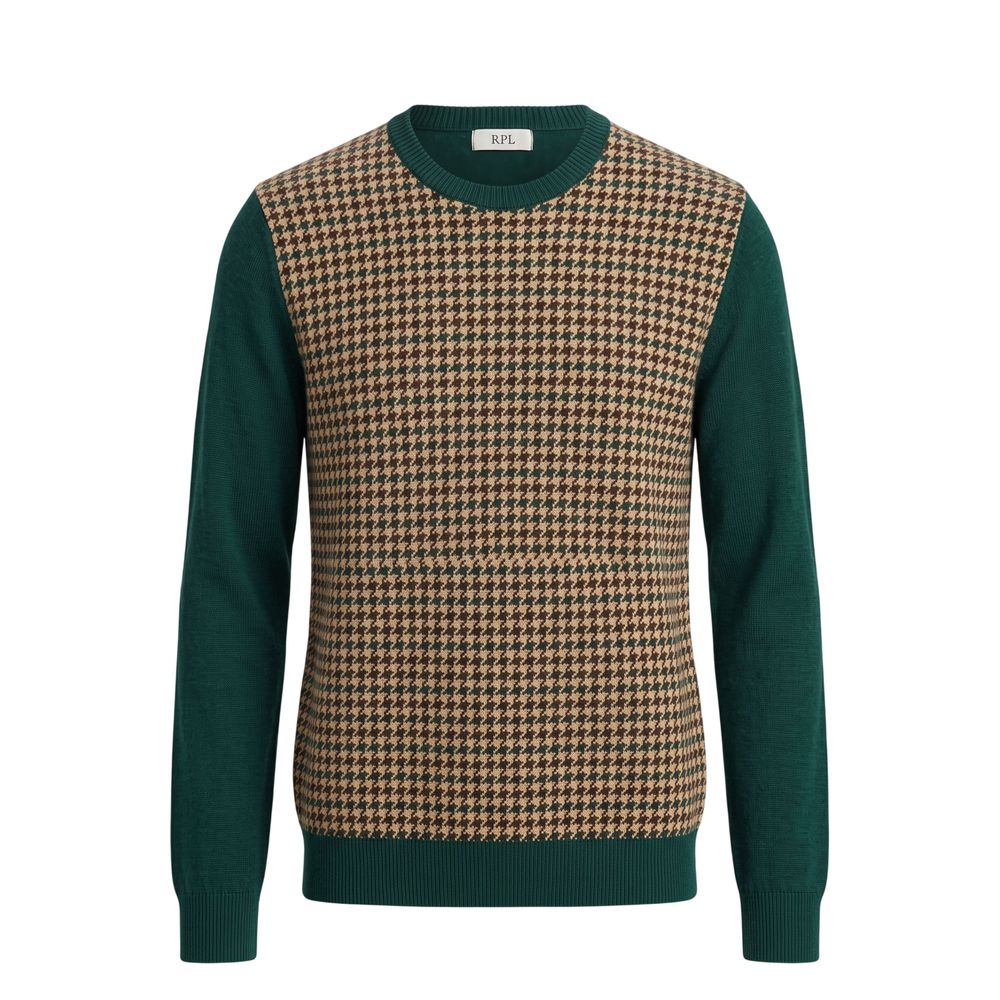 Roberto Pepe Luxury Green Wool Men's Sweater