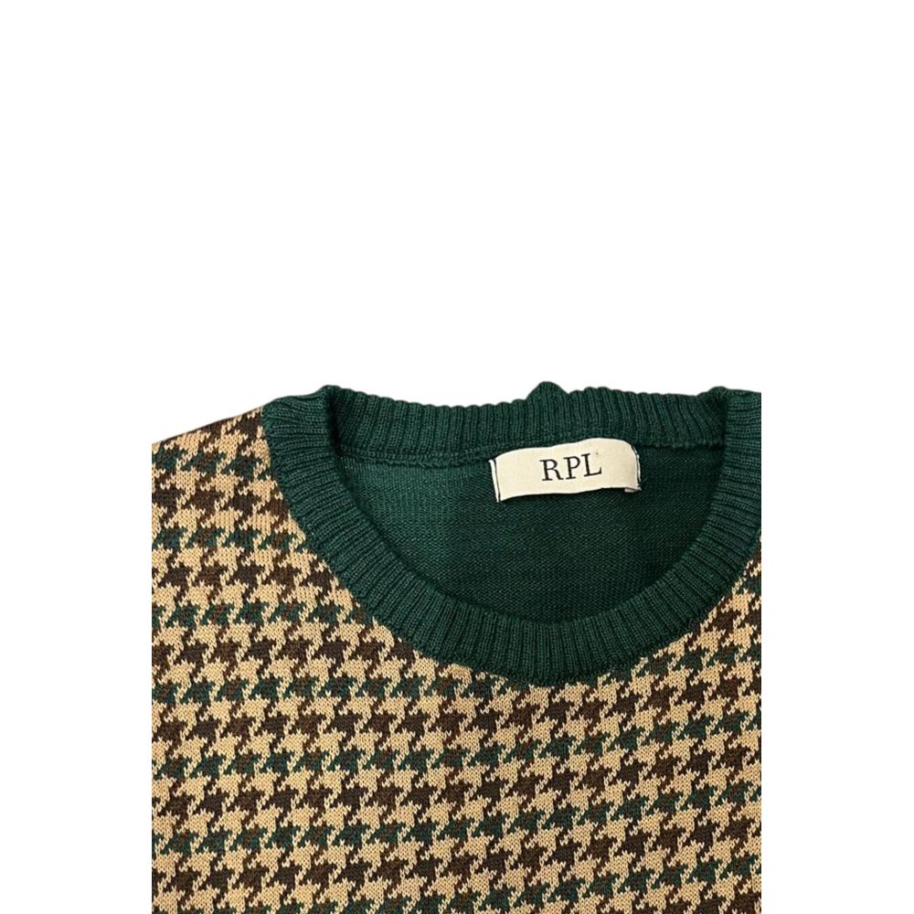 Roberto Pepe Luxury Green Wool Men's Sweater