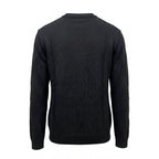 Roberto Pepe Luxury Black Wool Men Sweater