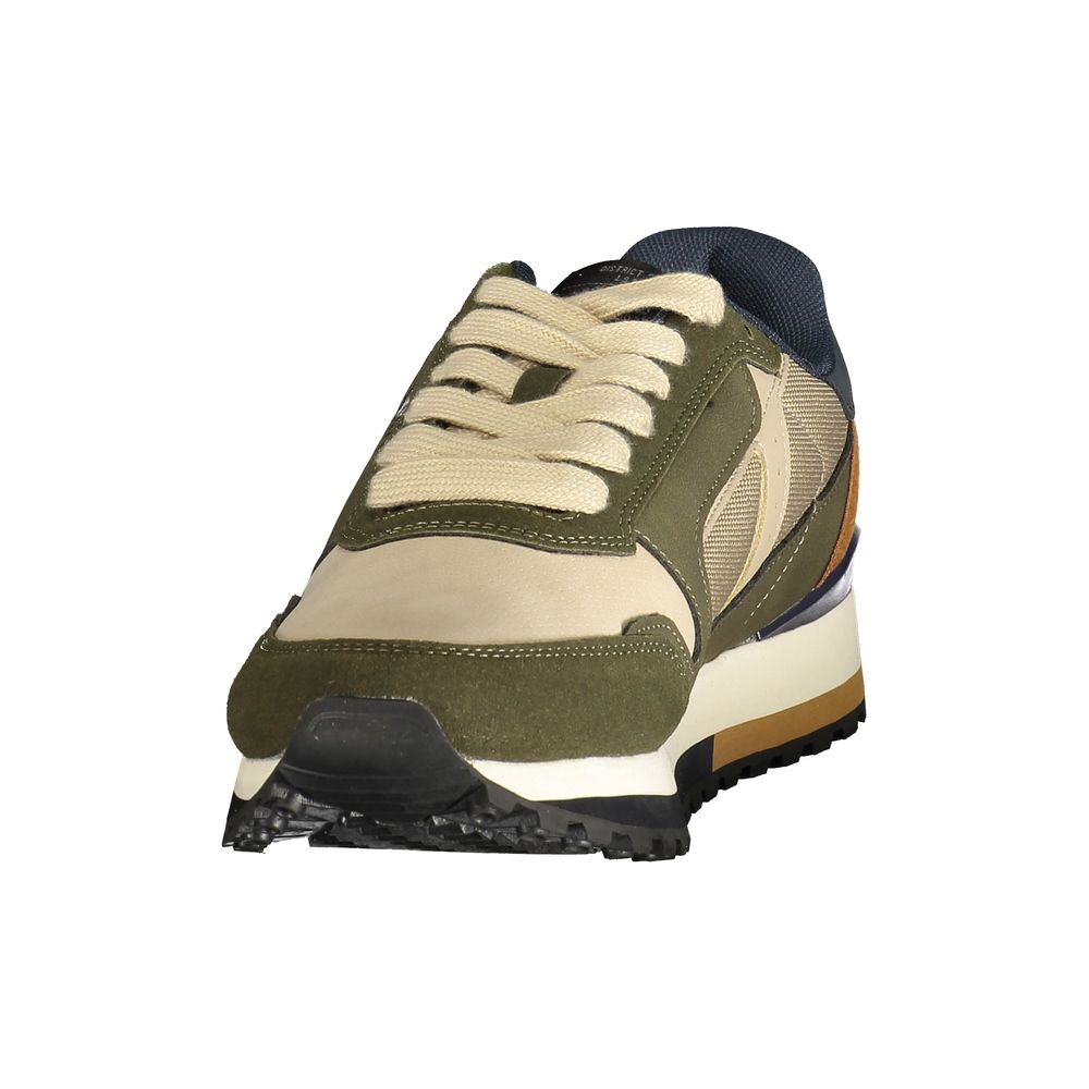Gas Beige Polyurethane Men Sneaker