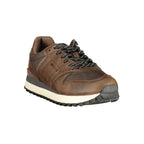 Gas Brown Polyurethane Men's Sneaker