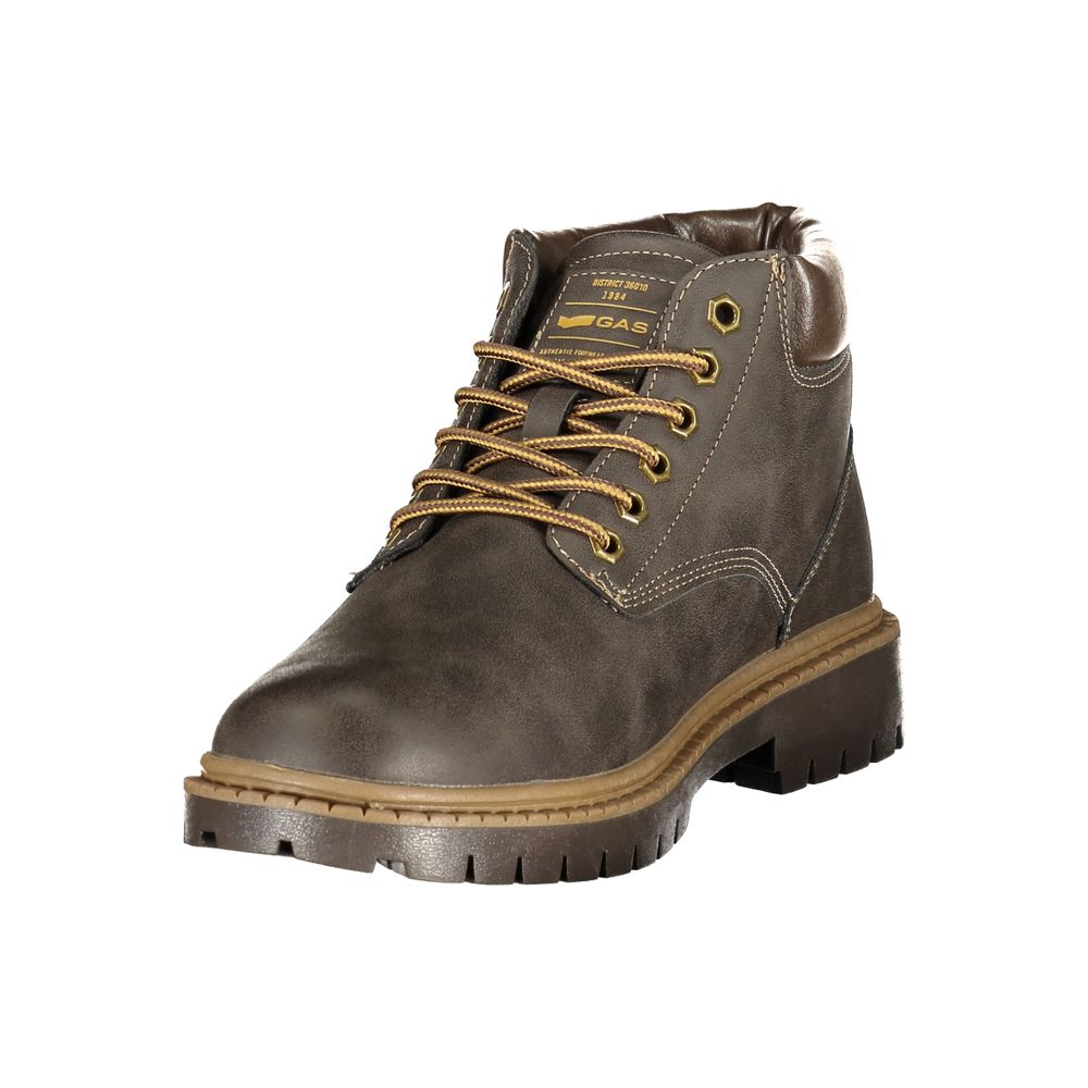 Gas Brown Polyurethane Men's Boot