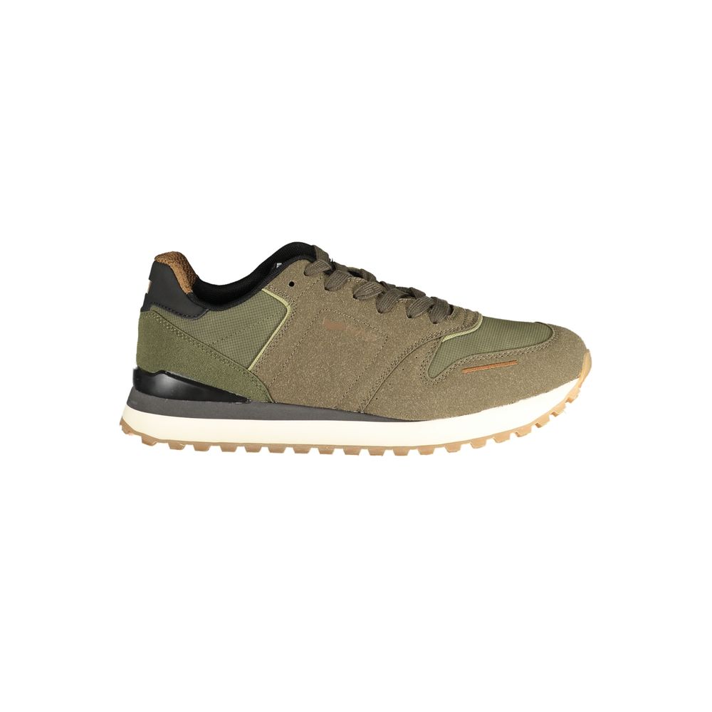 Gas Brown Polyurethane Men's Sneaker