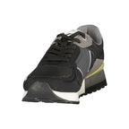 Gas Black Polyurethane Men's Sneaker