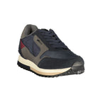 Gas Blue Polyurethane Men's Sneaker