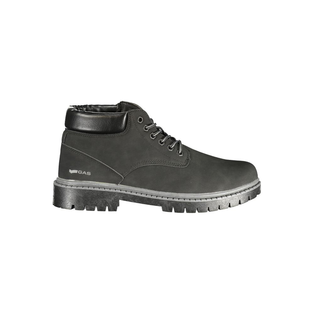 Gas Black Polyurethane Men's Boot