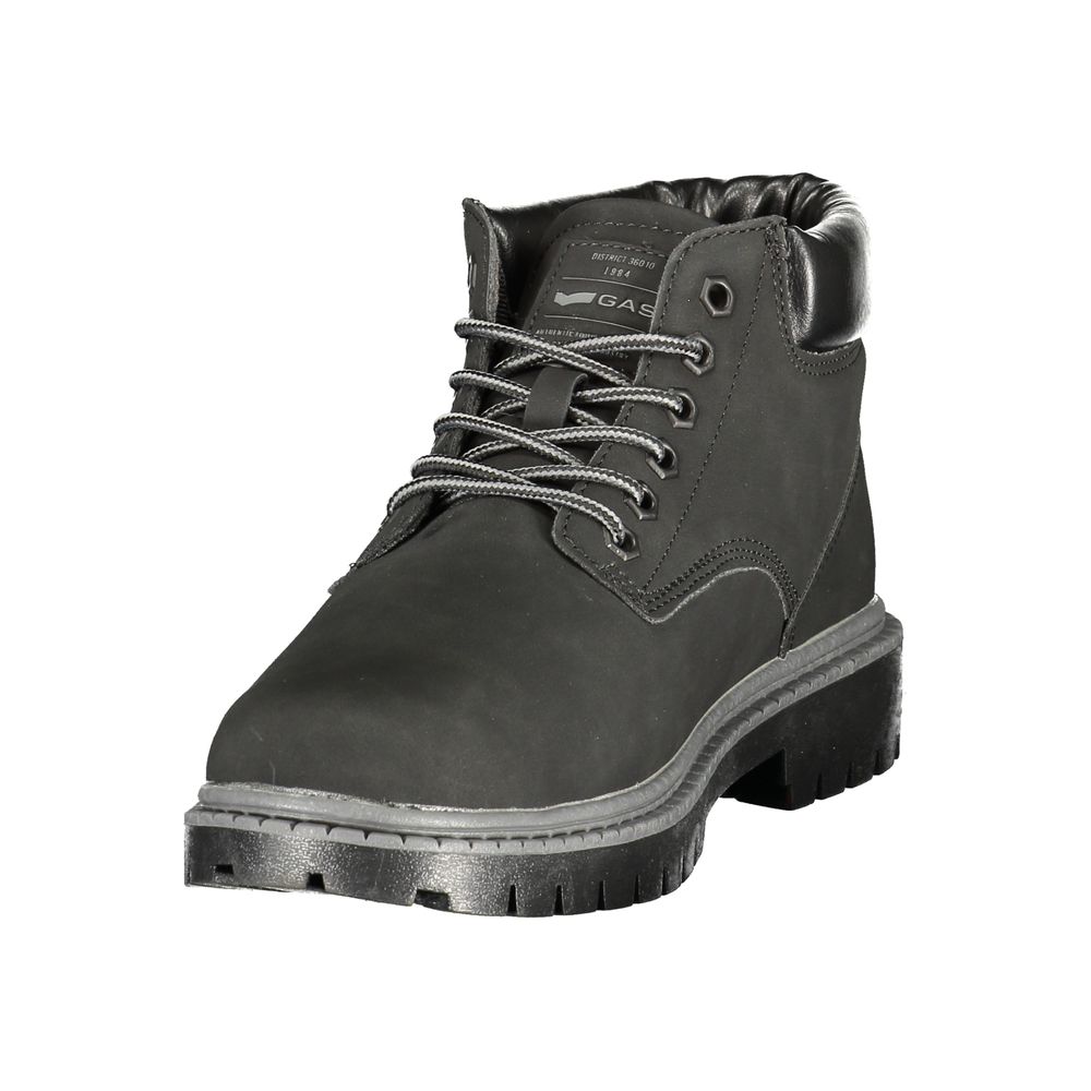 Gas Black Polyurethane Men's Boot