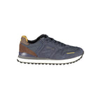Gas Blue Polyurethane Men's Sneaker