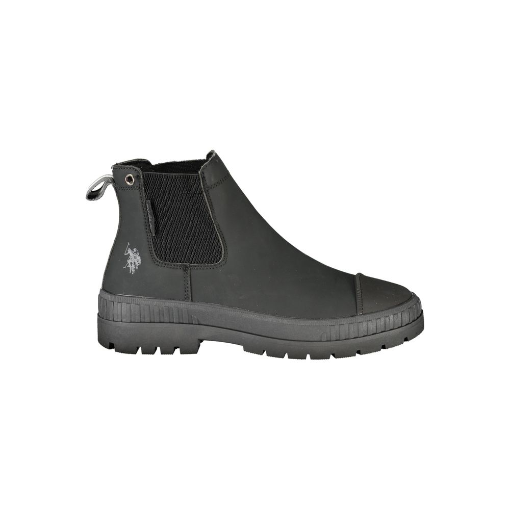 U.S. POLO ASSN. Black Polyurethane Women's Boot