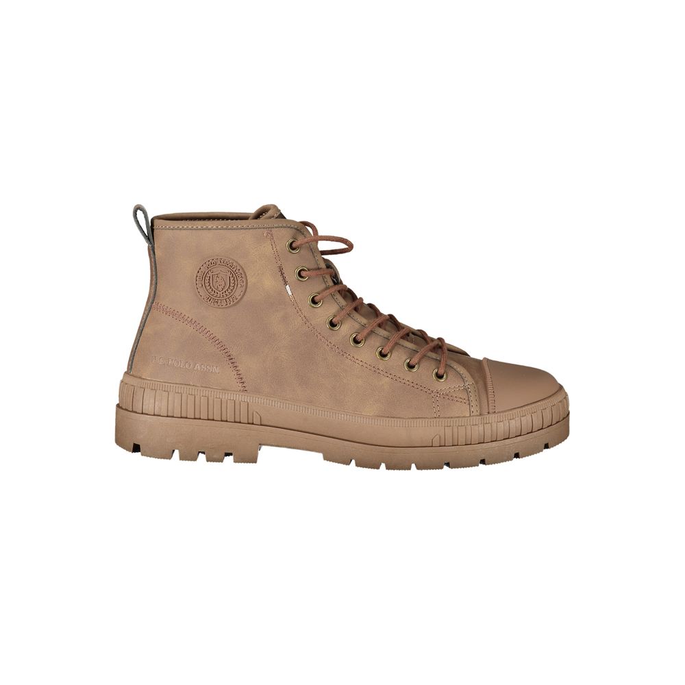U.S. POLO ASSN. Brown Polyurethane Men's Boot