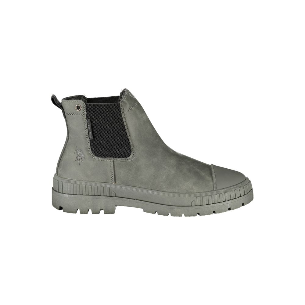 U.S. POLO ASSN. Grey Polyurethane Men's Boot