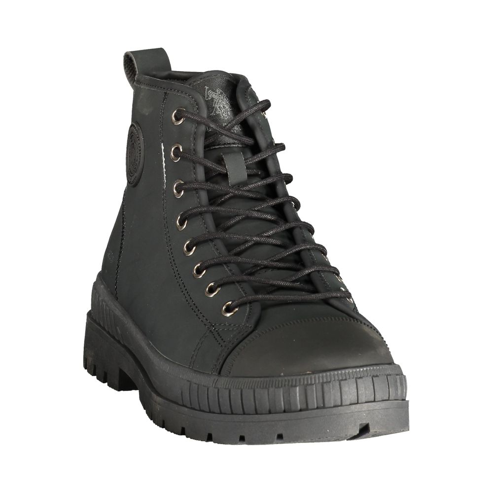 U.S. POLO ASSN. Black Polyurethane Men's Boot