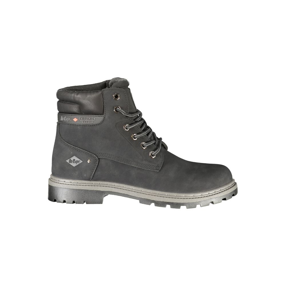 LEE COOPER Black Polyurethane Men's Boot