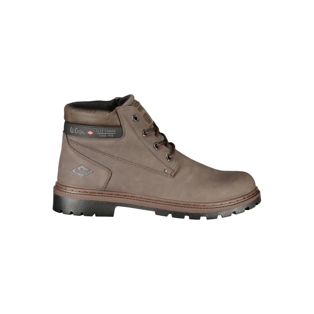 LEE COOPER Brown Polyurethane Men's Boot