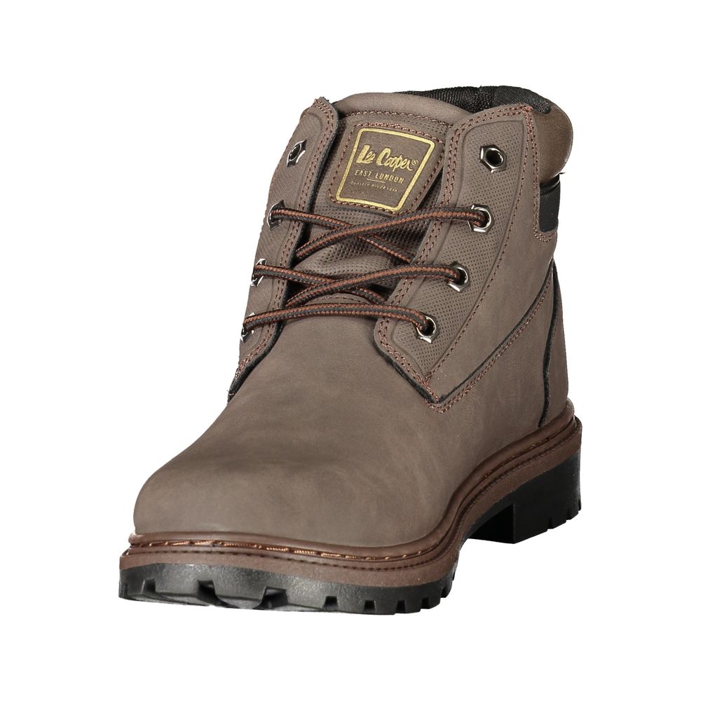LEE COOPER Brown Polyurethane Men's Boot