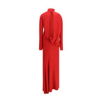 Magda Butrym Red Viscose Casual Dress