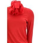 Magda Butrym Red Viscose Casual Dress