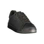 Gas Black Polyurethane Men's Sneaker