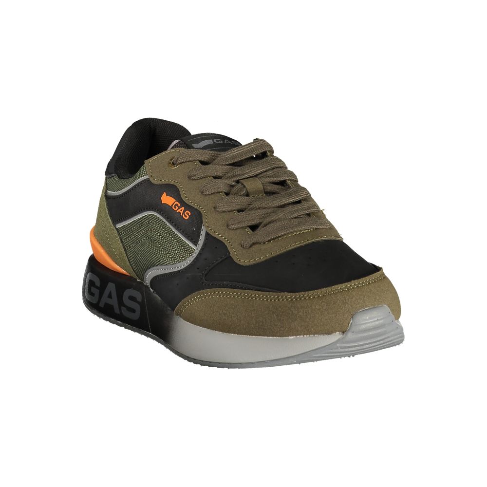 Gas Green Polyurethane Men's Sneaker