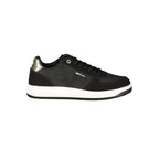 Gas Black Polyurethane Women's Sneakers