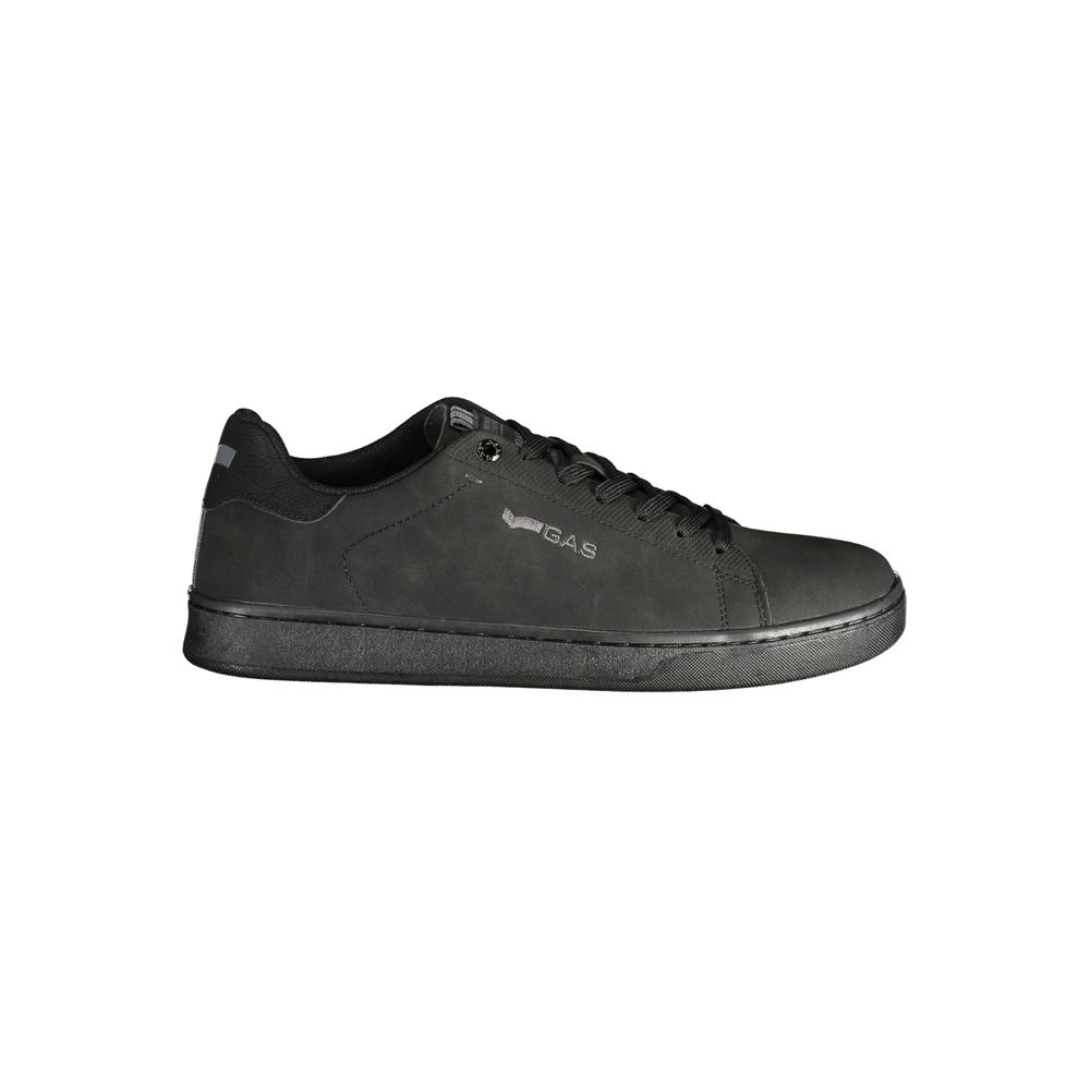 Gas Black Polyurethane Men's Sneaker