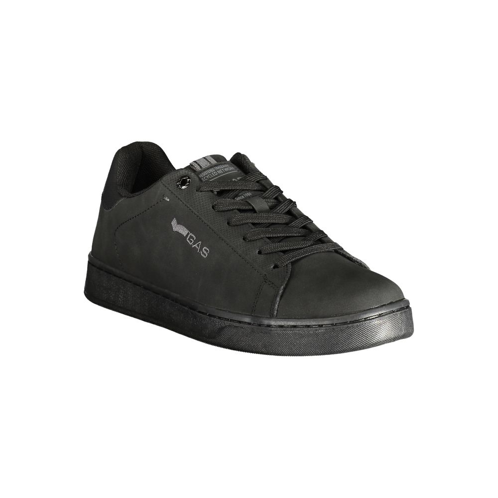 Gas Black Polyurethane Men's Sneaker