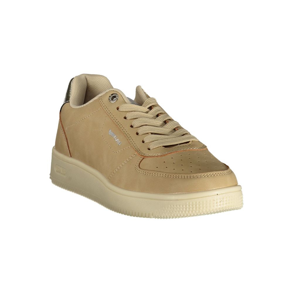 Gas Beige Polyurethane Women's Sneaker