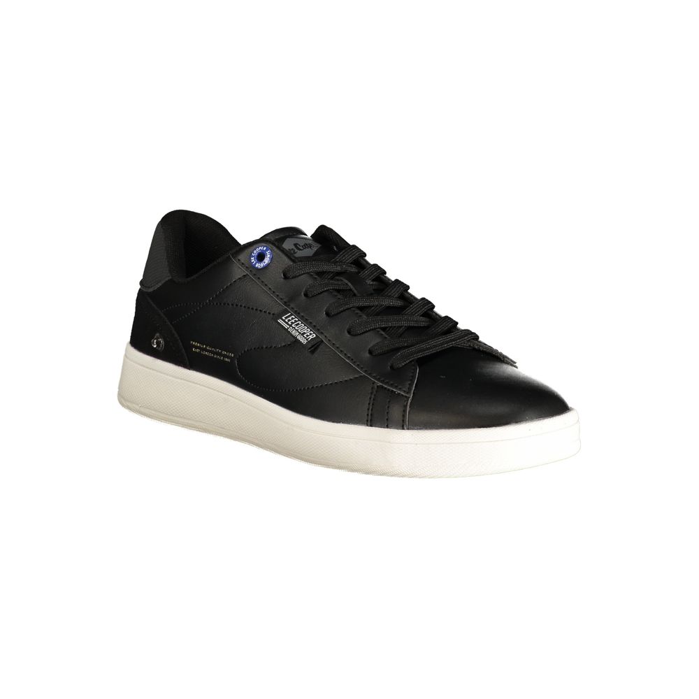LEE COOPER Black Polyurethane Men's Sneaker