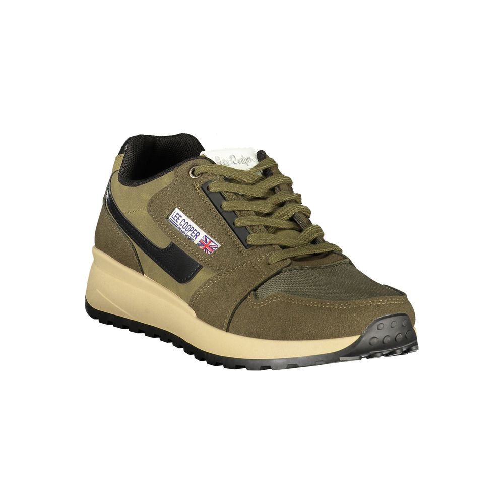 LEE COOPER Green Polyurethane Men's Sneaker