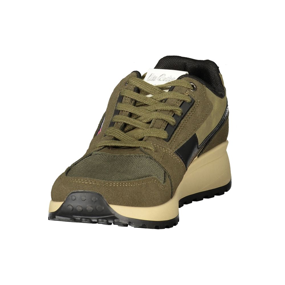LEE COOPER Green Polyurethane Men's Sneaker