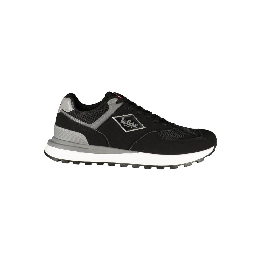 LEE COOPER Black Polyurethane Mens Sneaker