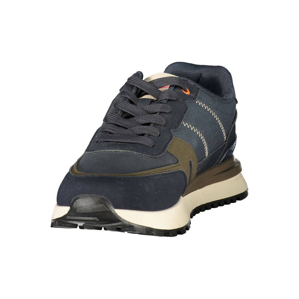 LEE COOPER Blue Polyester Athletic Sneakers