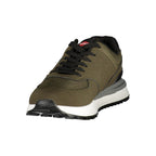 LEE COOPER Green Polyester Athletic Sneakers