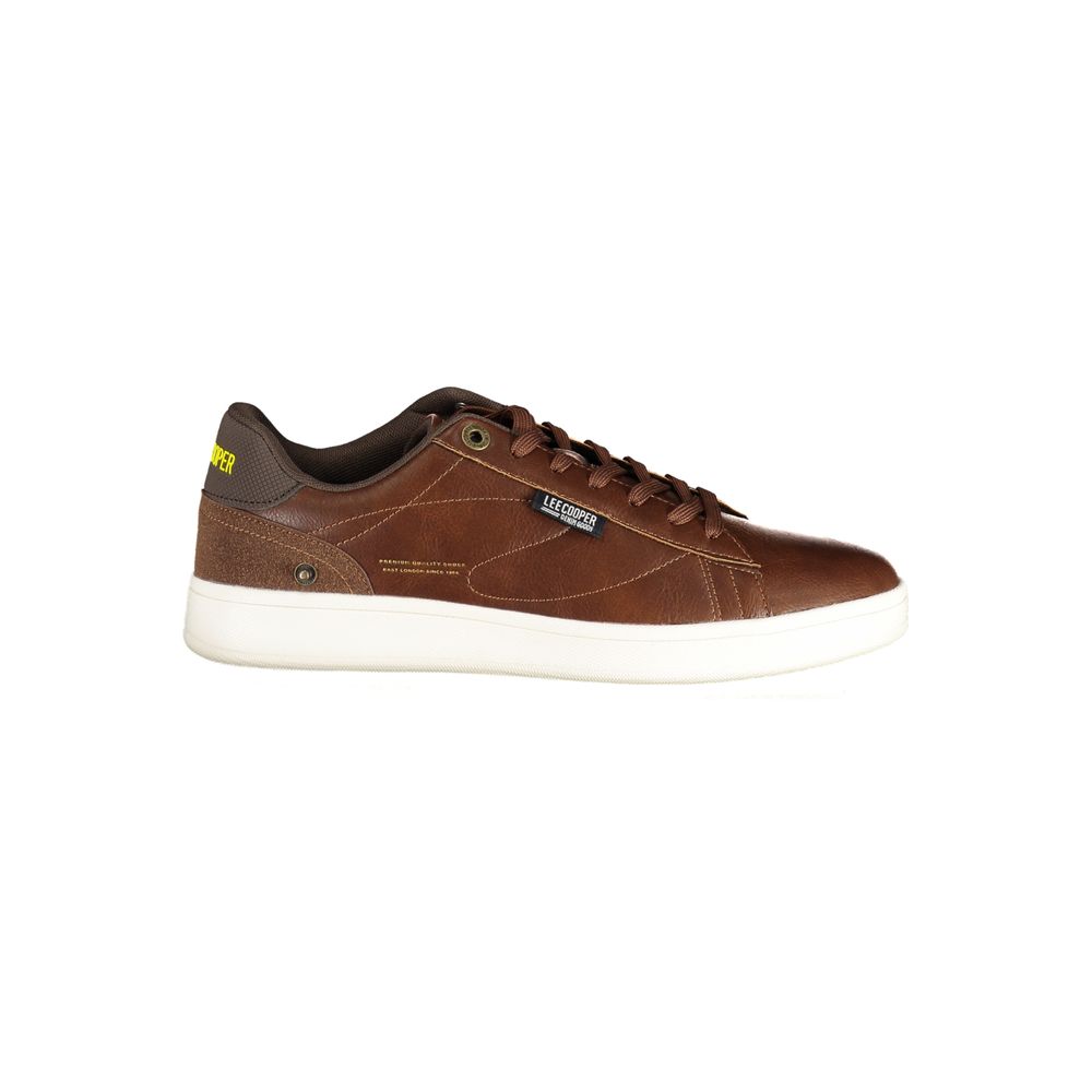 LEE COOPER Brown Polyurethane Men's Sneaker