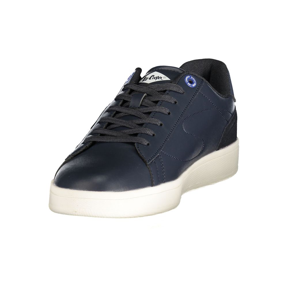 LEE COOPER Blue Polyester Athletic Sneakers