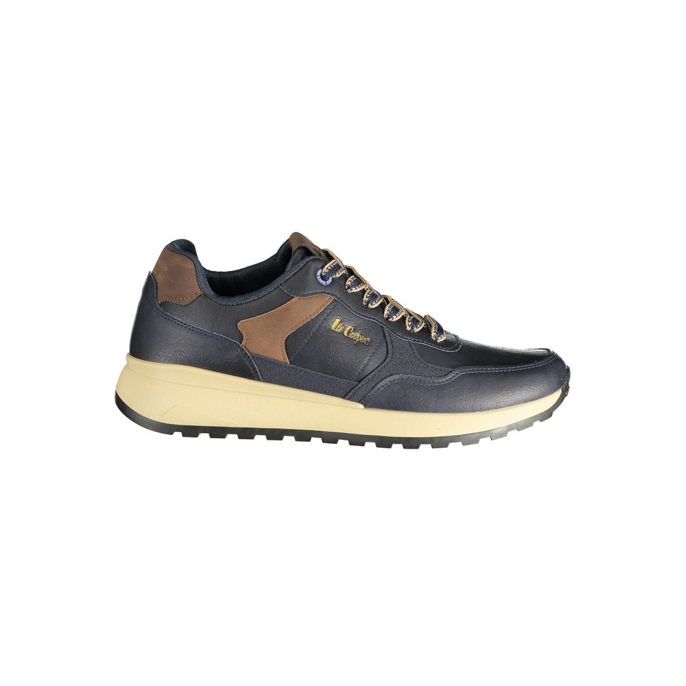 LEE COOPER Blue Polyurethane Men Sneaker