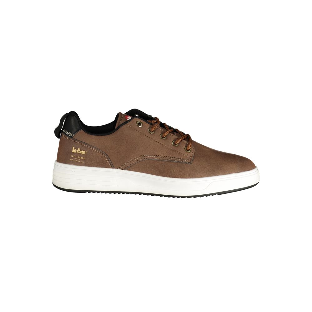 LEE COOPER Brown Polyester Athletic Sneakers