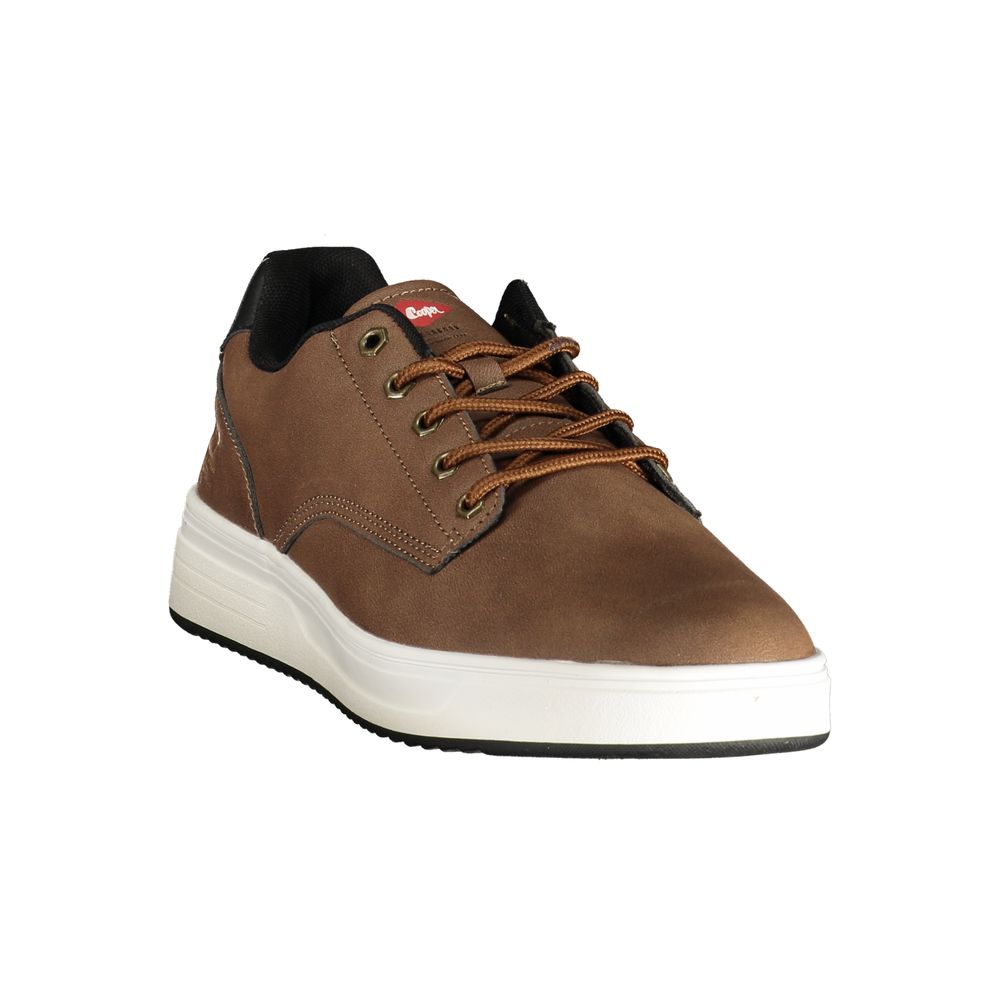 LEE COOPER Brown Polyurethane Men's Sneaker