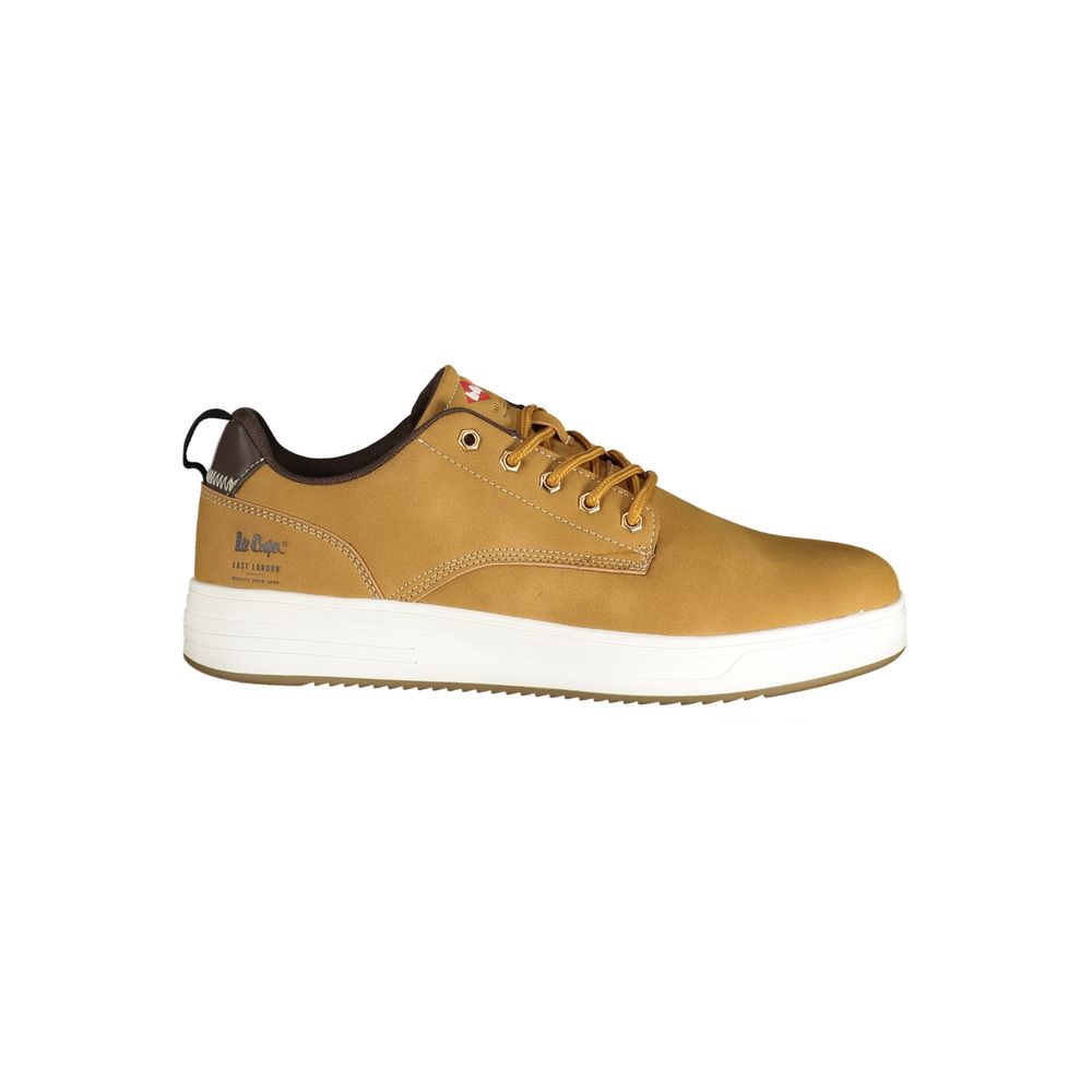 LEE COOPER Yellow Polyester Athletic Sneakers
