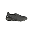 LEE COOPER Black Polyester Athletic Sneakers