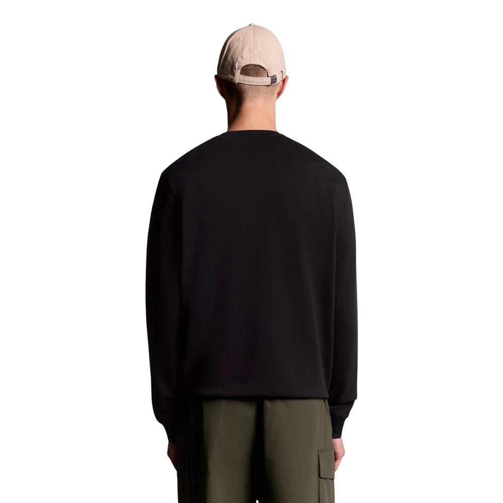 Lyle & Scott Black Cotton Sweatshirt