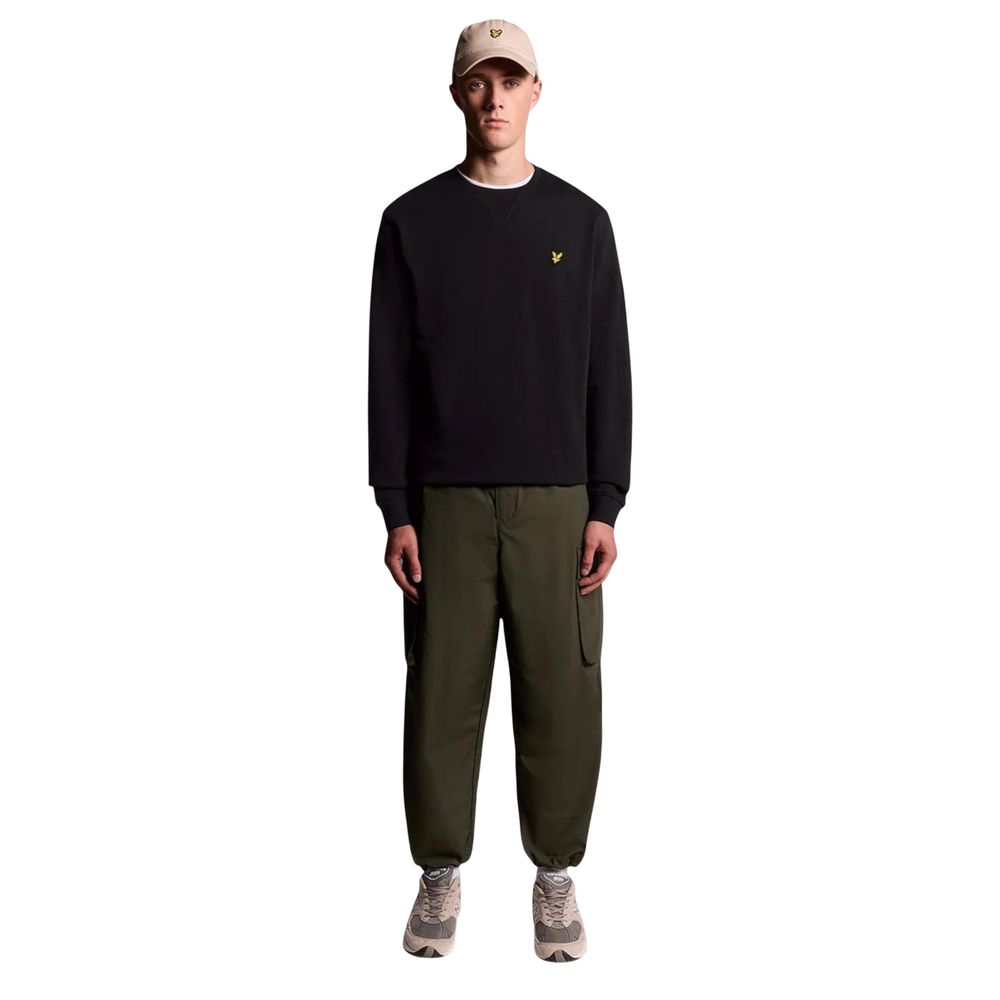 Lyle & Scott Black Cotton Sweatshirt