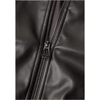 Street One Brown Polyester Leather Jacket