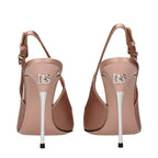 Dolce & Gabbana Beige Satin High Heel Pumps