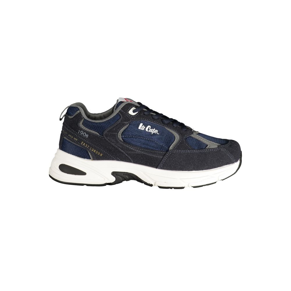 LEE COOPER Blue Polyurethane Men's Sneaker