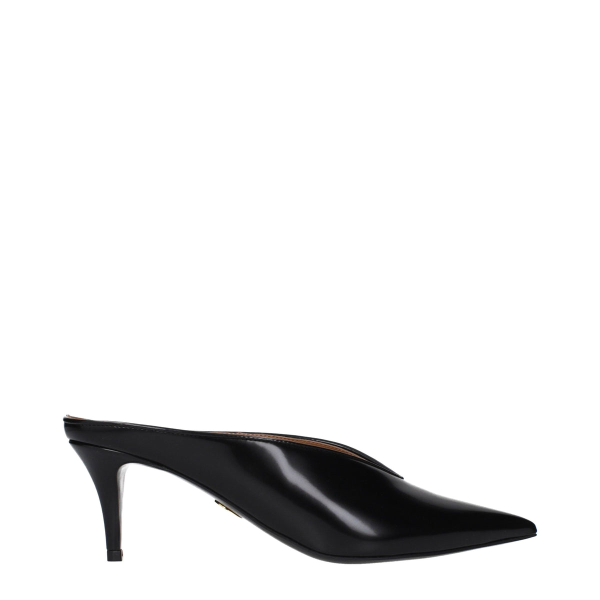 Stella McCartney Black Leather High Heel Pumps