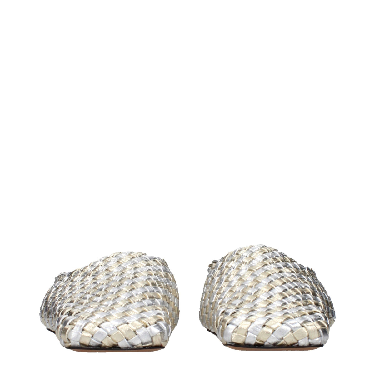 Stella McCartney Gray Leather Slippers