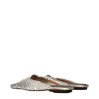 Stella McCartney Gray Leather Slippers
